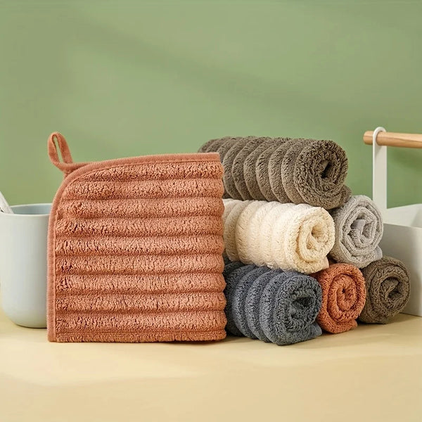 Luxury Soft Hand Towel Set – Quick-Dry, 5-Piece