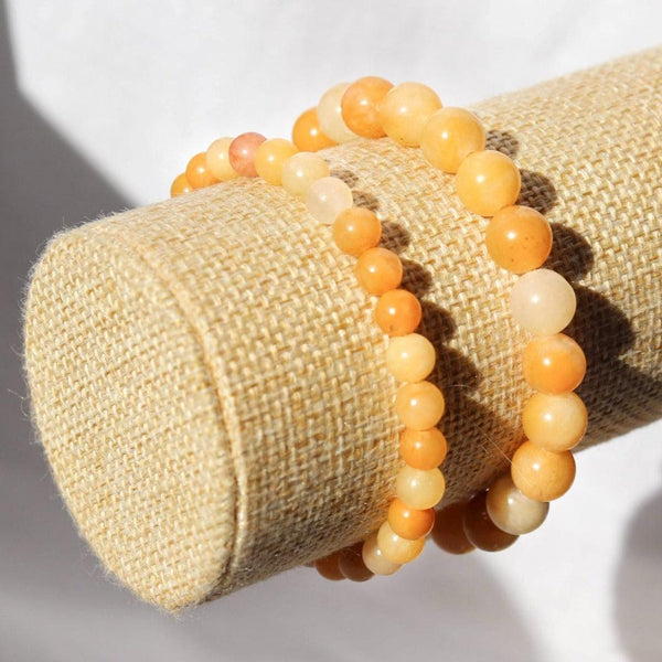 Natural Yellow Aventurine Beaded Bracelet