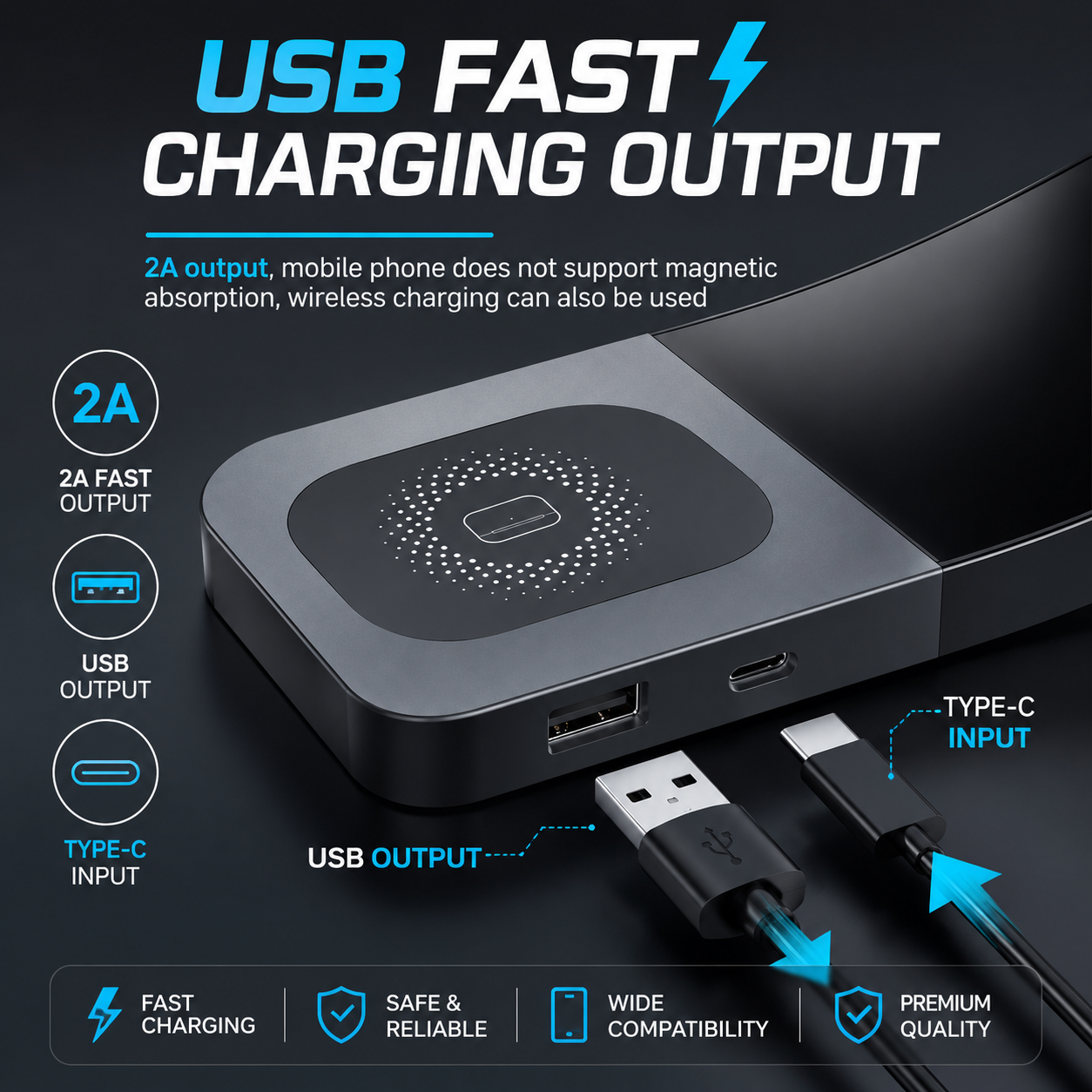 4-in-1 Magnetic Wireless Charging Station | Fast Charge for iPhone, Apple Watch & AirPods