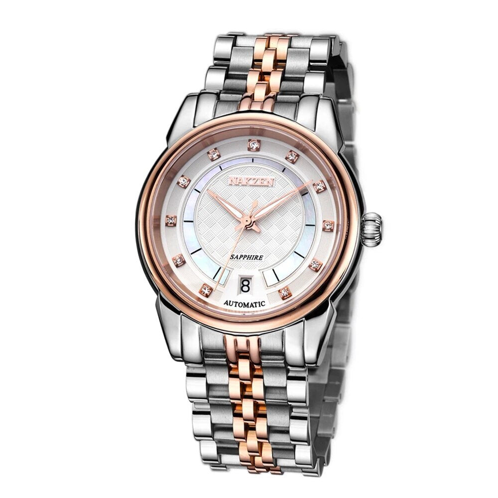 NAKZEN Men’s Automatic Mechanical Watch – NH35, Luminous, Waterproof