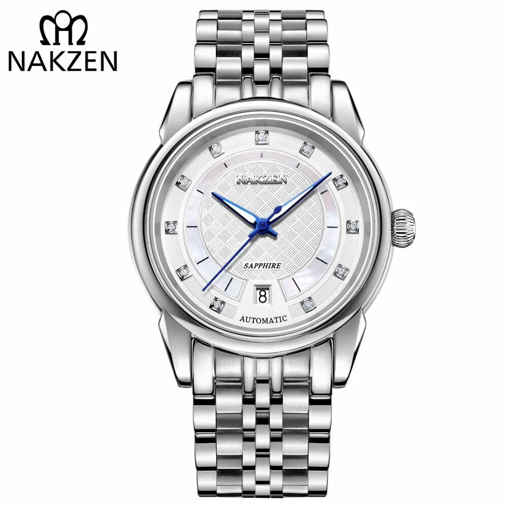 NAKZEN Men’s Automatic Mechanical Watch – NH35, Luminous, Waterproof