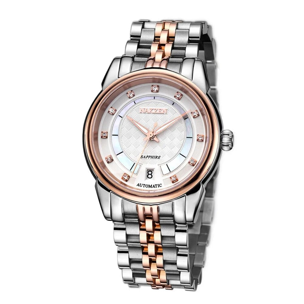 NAKZEN Men’s Automatic Mechanical Watch – NH35, Luminous, Waterproof