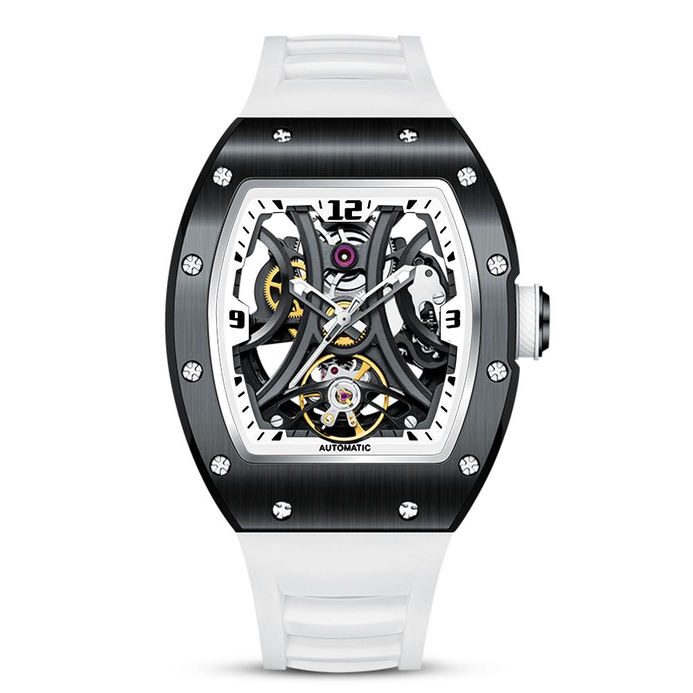 MEGIR Skeleton Men’s Automatic Watch – Luminous, Stainless Steel