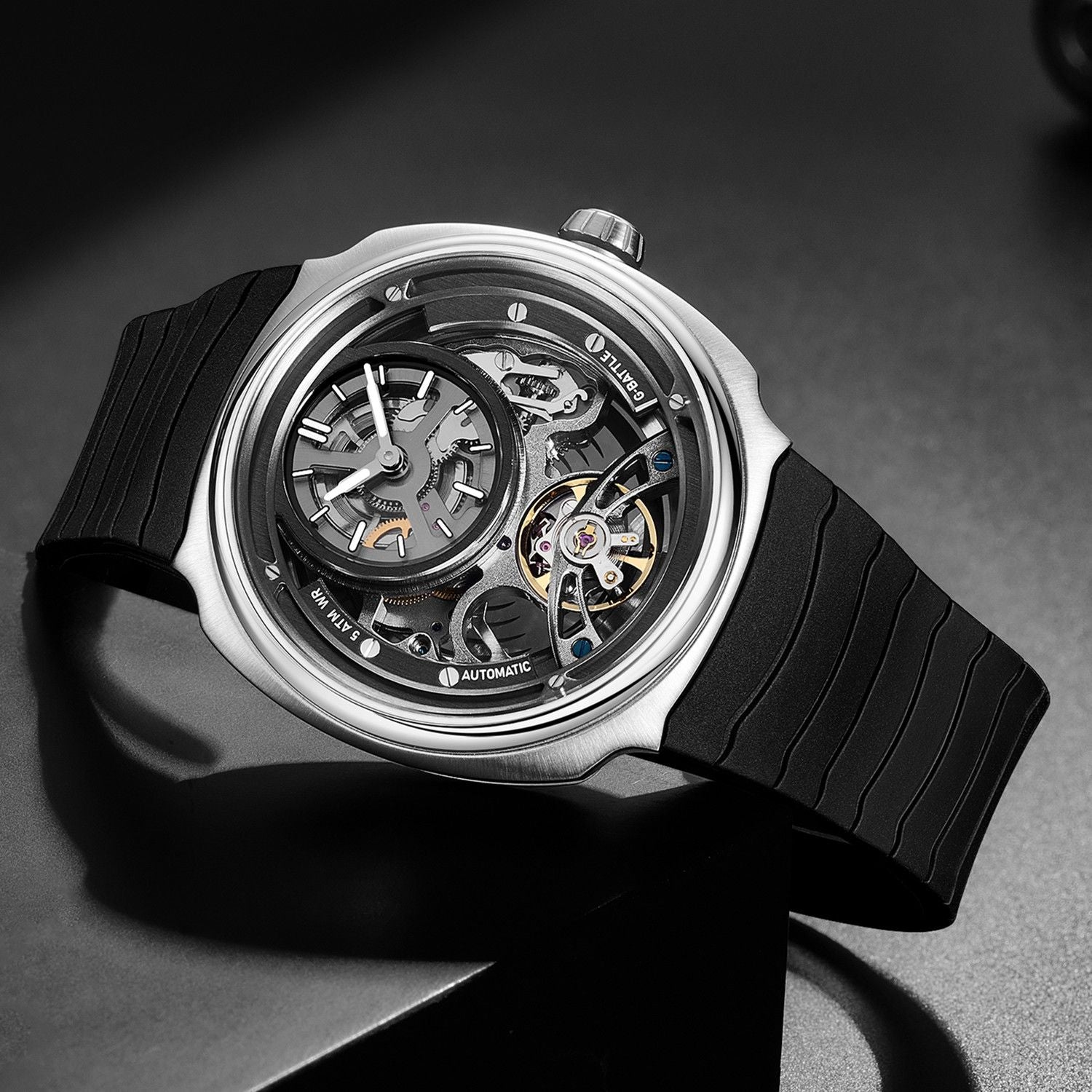 MEGIR Skeleton Men’s Sport Watch – Automatic, Waterproof, Luminous