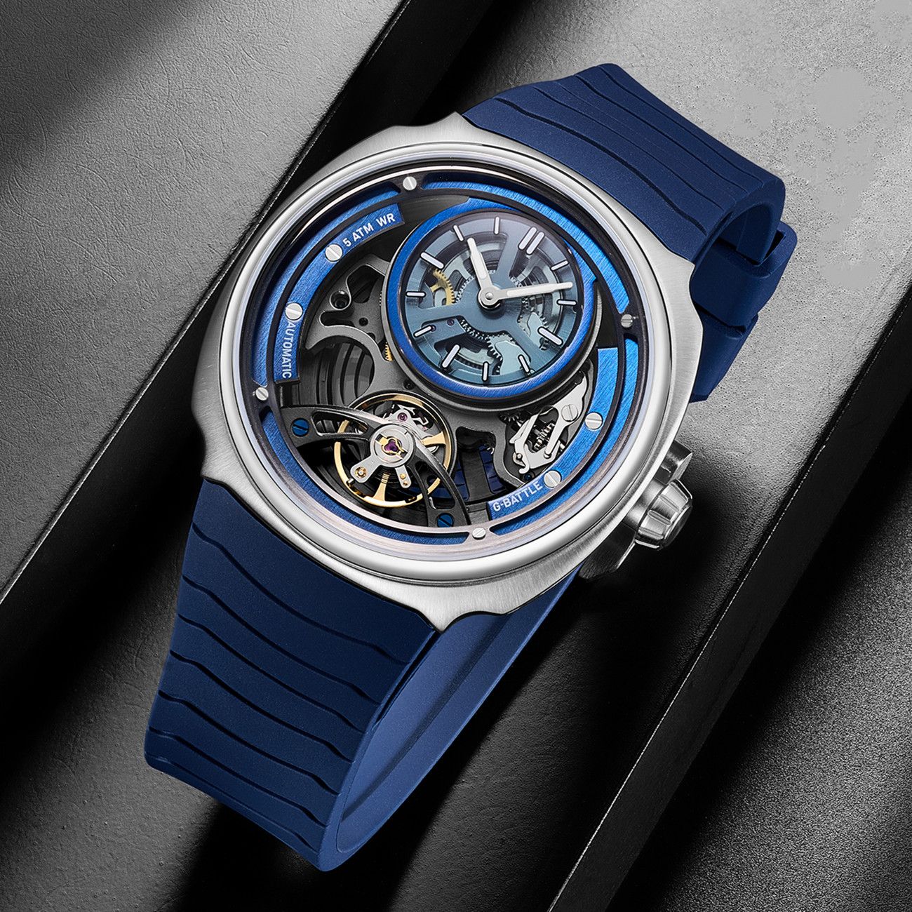 MEGIR Skeleton Men’s Sport Watch – Automatic, Waterproof, Luminous