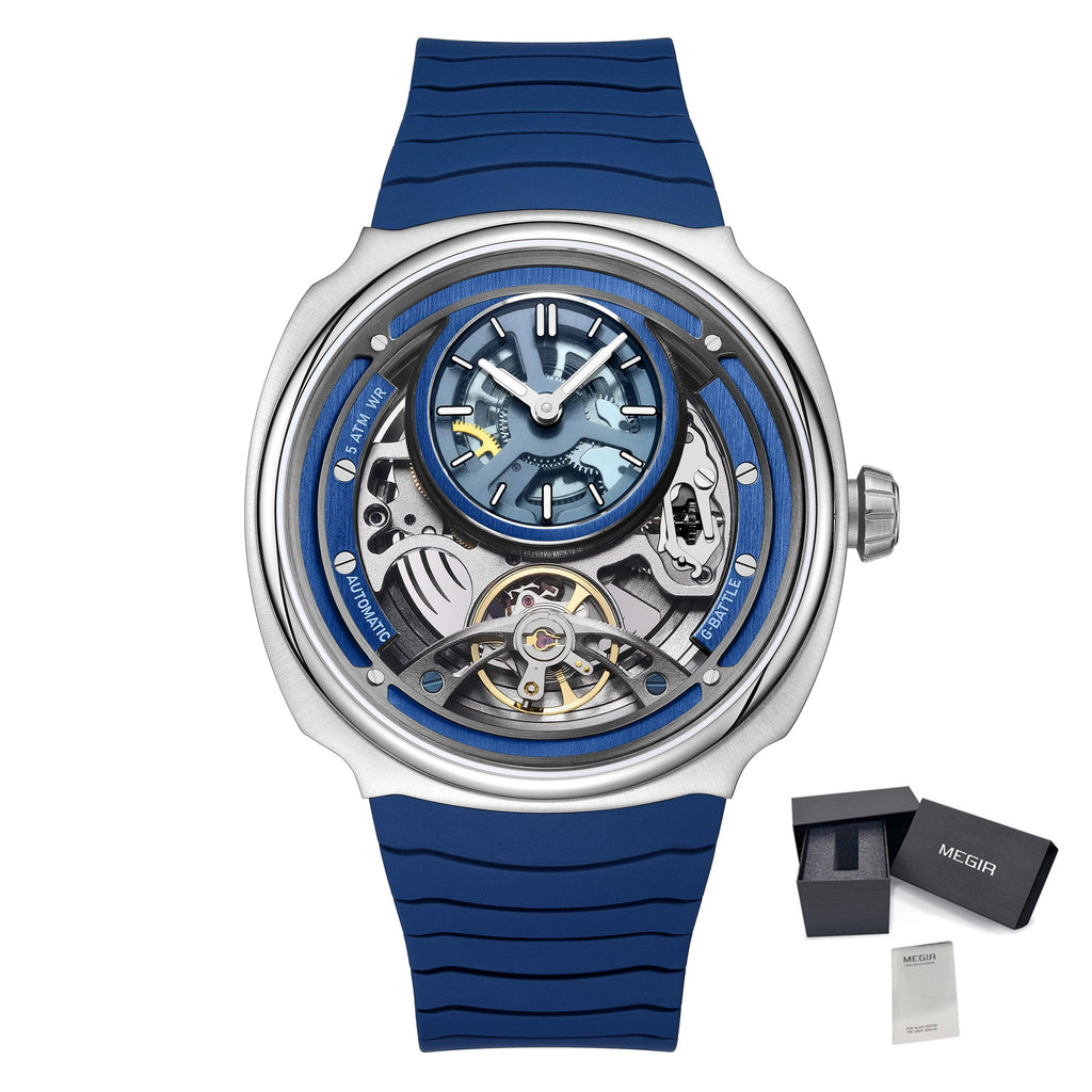 MEGIR Skeleton Men’s Sport Watch – Automatic, Waterproof, Luminous