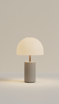 Wireless Table Lamp with Glass Diffuser