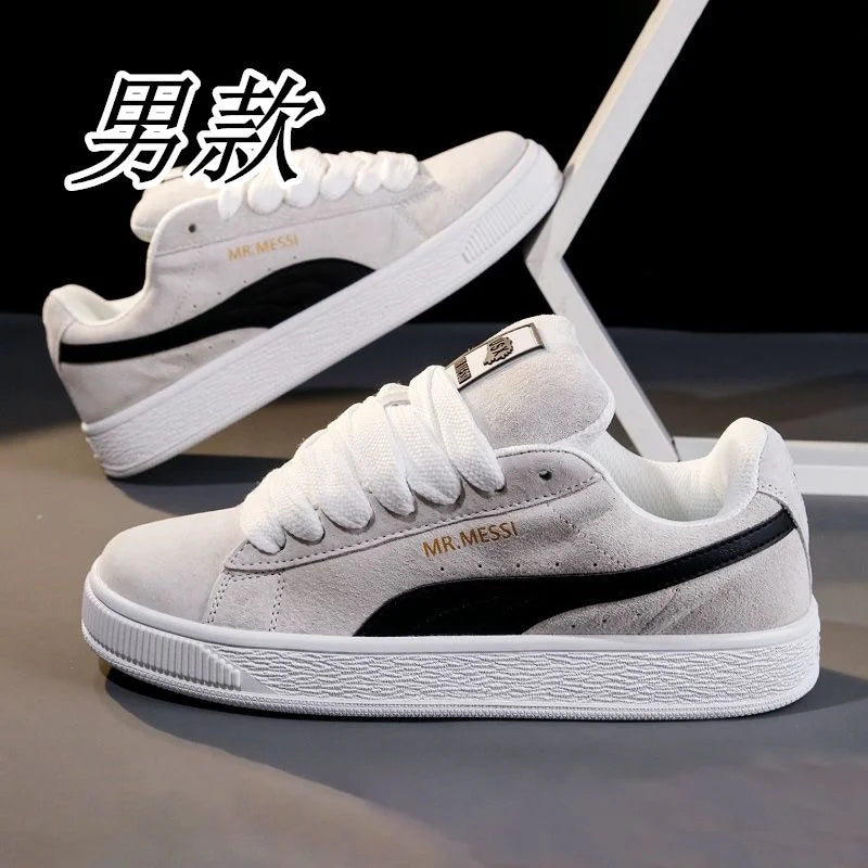 Low-Top Skate Sneakers – Breathable Lace-Up, Men & Women