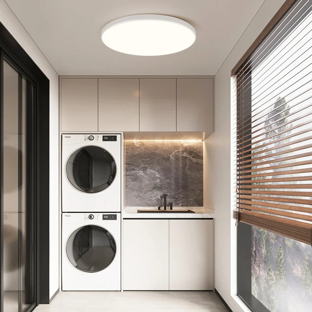 Smart LED Ceiling Light – 3 Colors, Dimmable, Remote Control