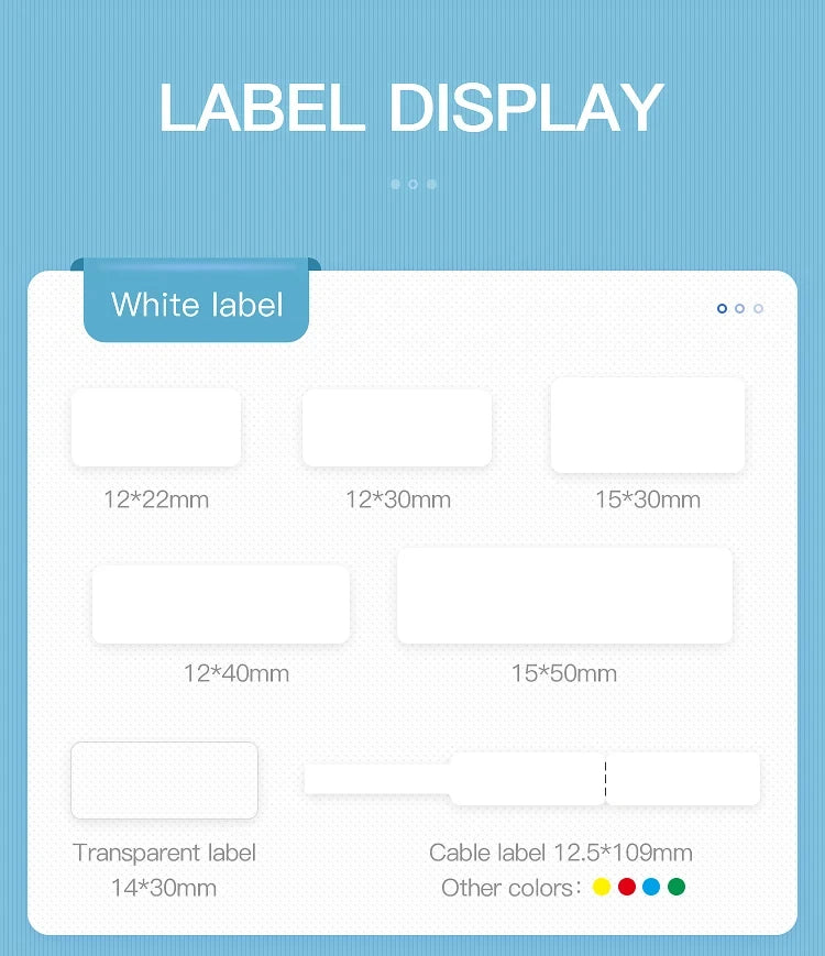 Niimbot Thermal Label Sticker Papers – Waterproof & Anti-Oil