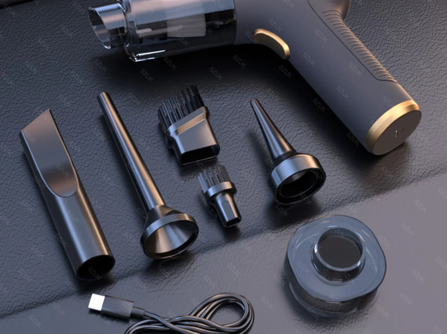 Portable Wireless Car Vacuum Cleaner – Handheld 98000PA