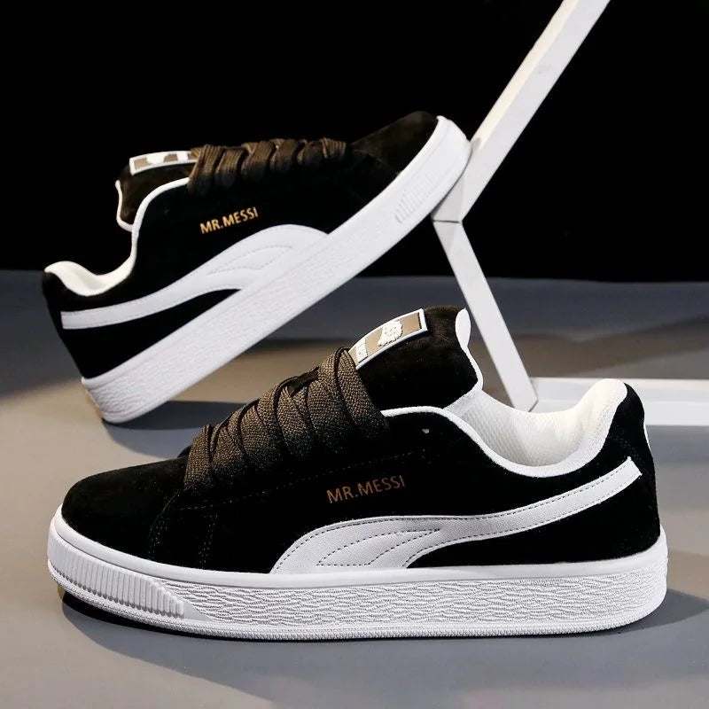 Low-Top Skate Sneakers – Breathable Lace-Up, Men & Women