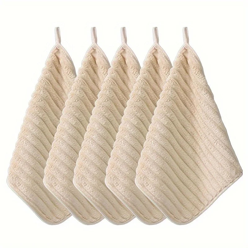 Luxury Soft Hand Towel Set – Quick Dry, 5-Piece