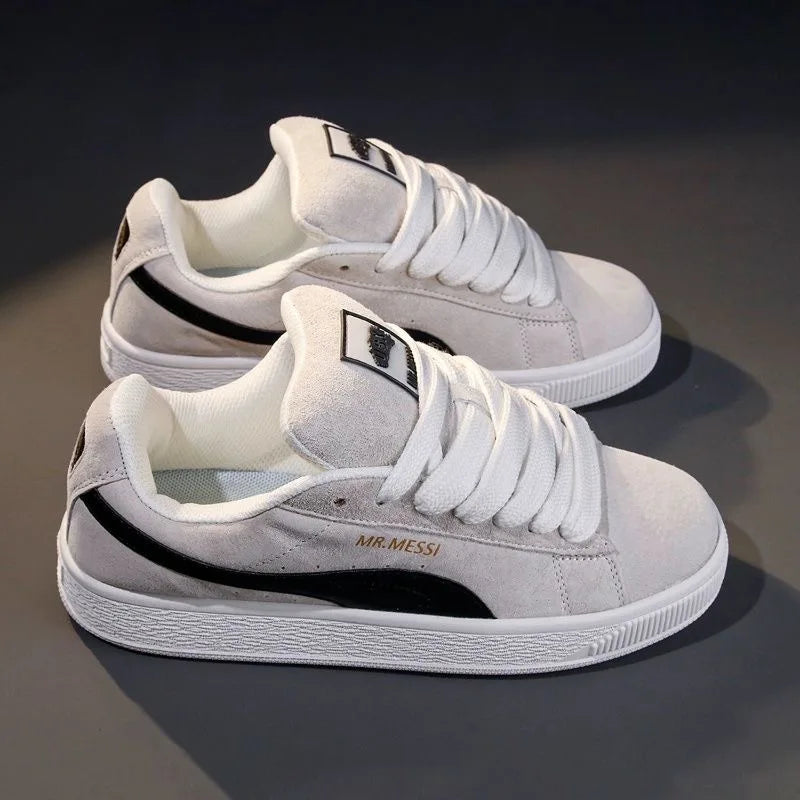 Low-Top Skate Sneakers – Breathable Lace-Up, Men & Women