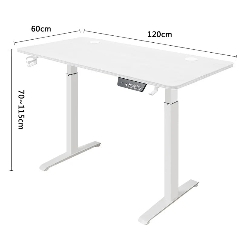 Electric Height Adjustable Standing Desk – Ergonomic Sit Stand Home Office Computer Desk