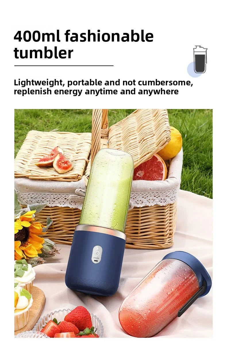 Portable USB Blender – 6-Blade Personal Juicer Cup