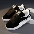 Unisex Low-Top Skate Sneakers – Lace-Up Casual Shoes