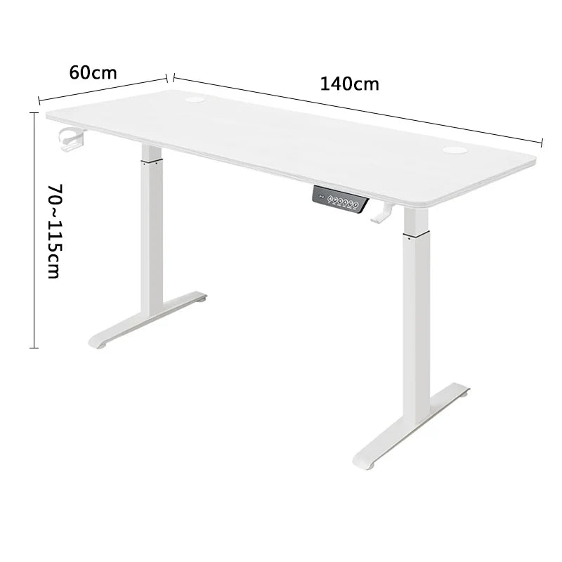Electric Height Adjustable Standing Desk – Ergonomic Sit Stand Home Office Computer Desk