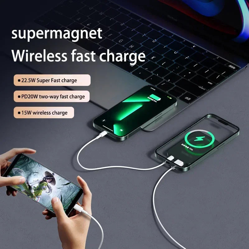 Magnetic Power Bank – 22.5W Fast Wireless Charging