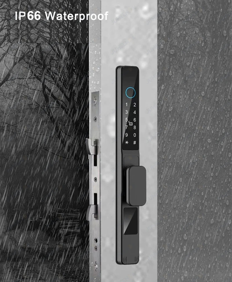 Smart Waterproof Sliding Door Lock with Bluetooth App Control
