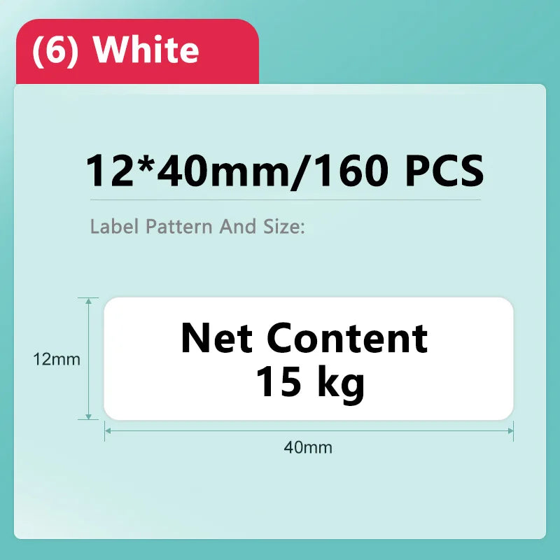 Niimbot Thermal Label Sticker Papers – Waterproof & Anti-Oil
