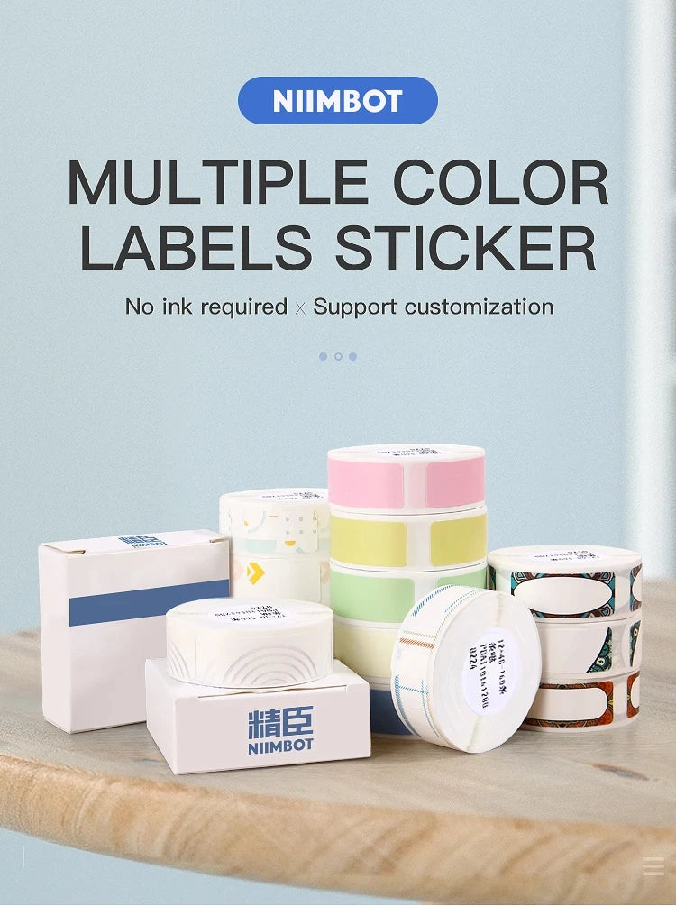 Niimbot Thermal Label Sticker Papers – Waterproof & Anti-Oil
