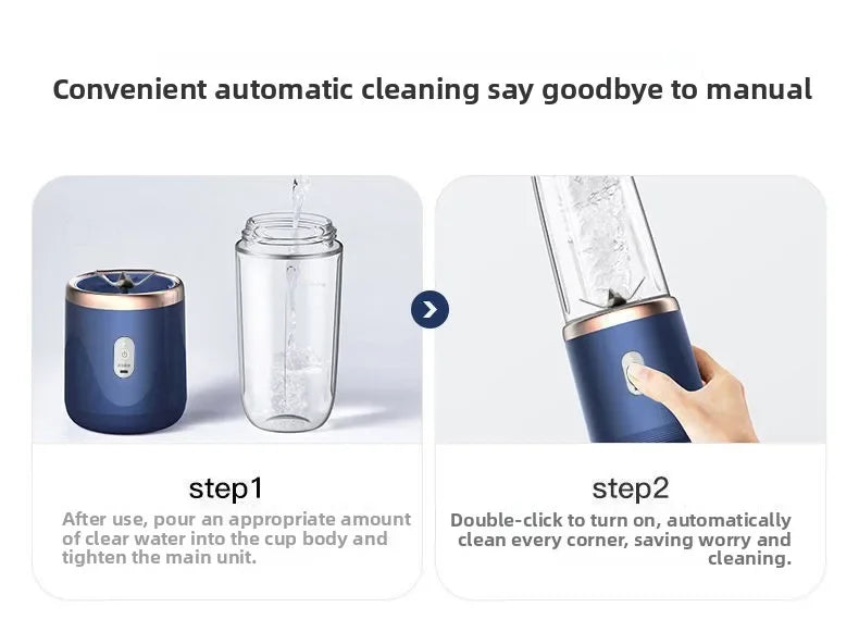 Portable USB Blender – 6-Blade Personal Juicer Cup