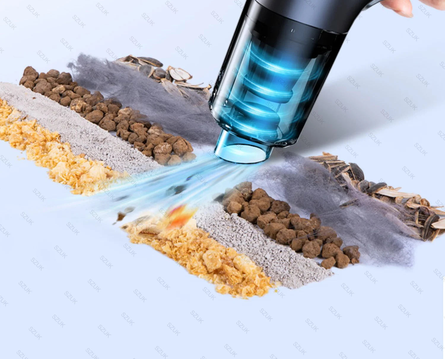 Portable Wireless Car Vacuum Cleaner – Handheld 98000PA