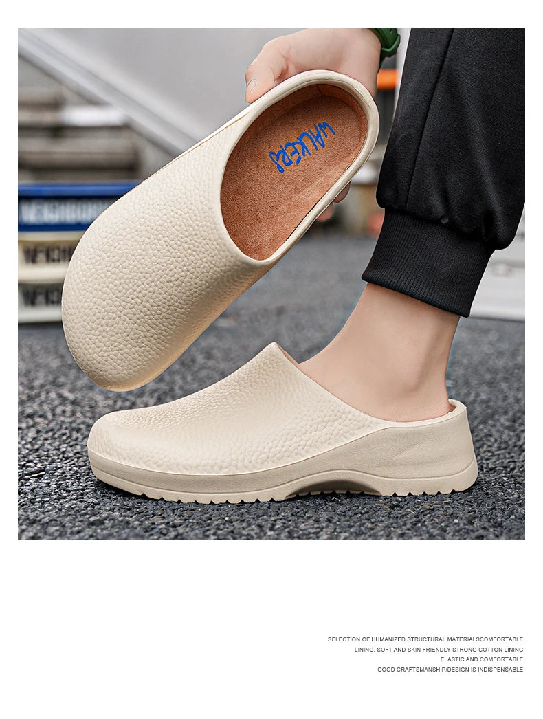 Waterproof Garden Clogs – Anti-Slip EVA, Unisex Outdoor & Chef Shoes