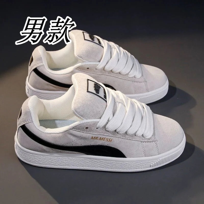 Low-Top Skate Sneakers – Breathable Lace-Up, Men & Women