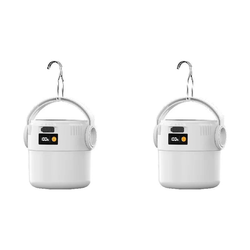 Solar Camping Lantern – USB Rechargeable, Waterproof, Portable