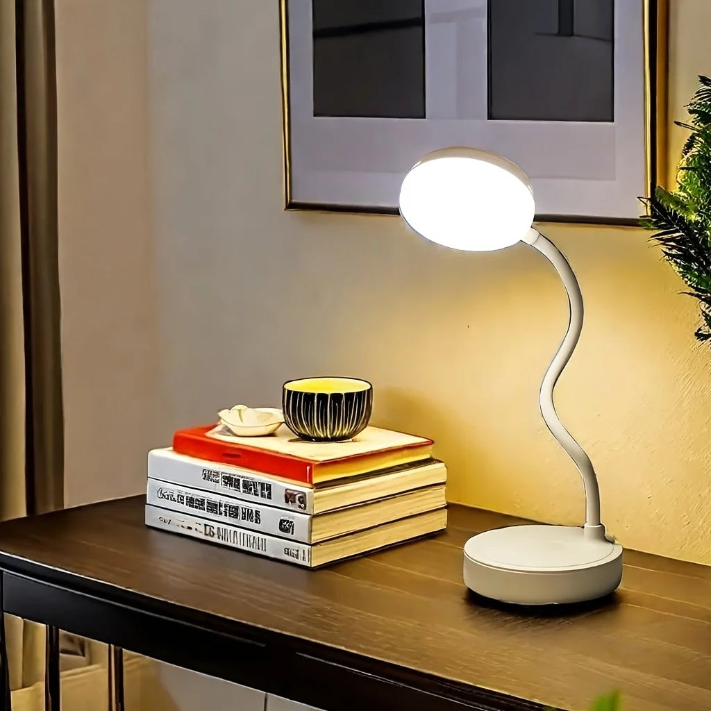 LED Desk Lamp with USB Charging Port – Touch Control, Dimmable
