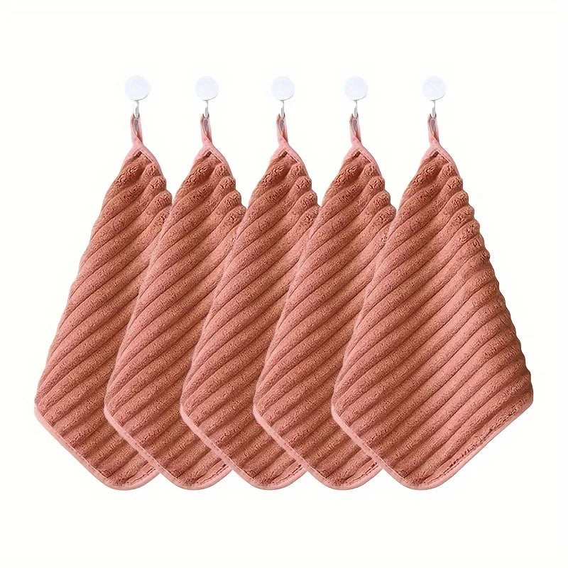 Luxury Soft Hand Towel Set – Quick Dry, 5-Piece