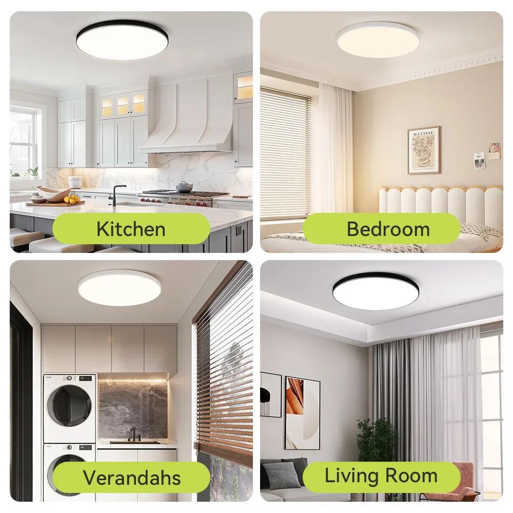 Ultrathin ceiling panel light packaging