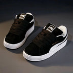 Unisex Low-Top Skate Sneakers – Lace-Up Casual Shoes