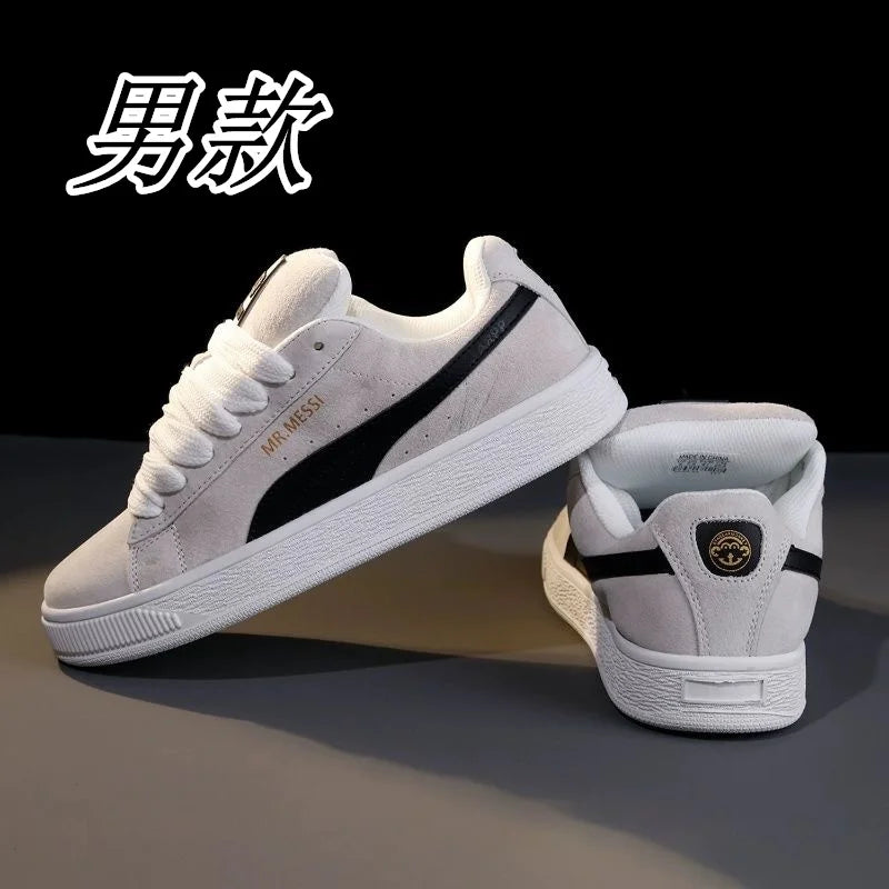 Low-Top Skate Sneakers – Breathable Lace-Up, Men & Women