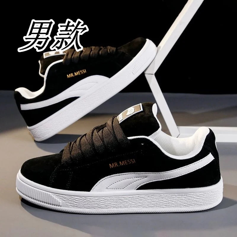 Low-Top Skate Sneakers – Breathable Lace-Up, Men & Women
