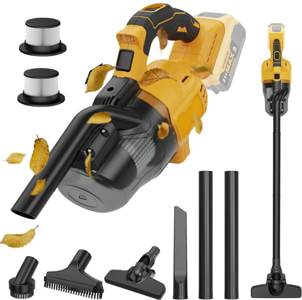 Cordless Handheld Vacuum Cleaner – 100AW Suction, HEPA Filter
