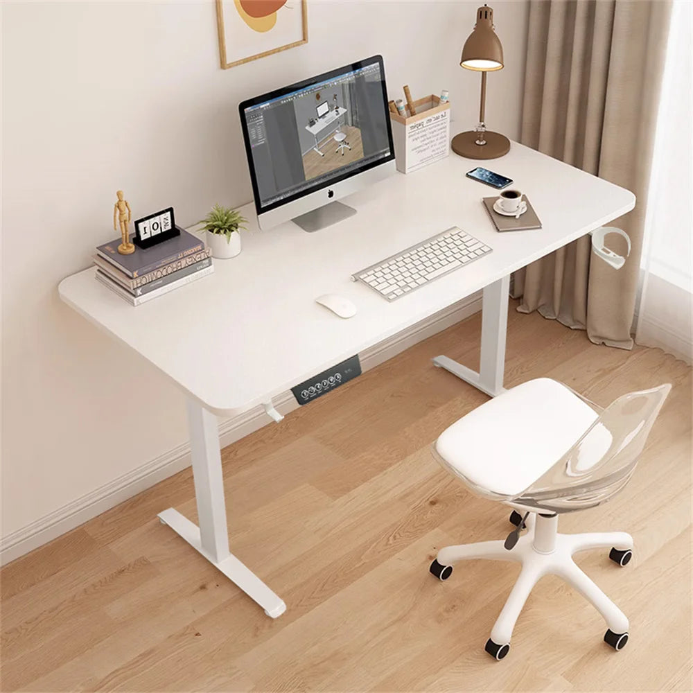 Electric Height Adjustable Standing Desk – Ergonomic Sit Stand Home Office Computer Desk