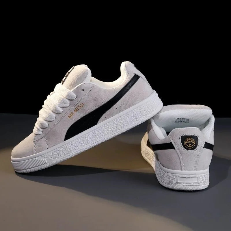 Low-Top Skate Sneakers – Breathable Lace-Up, Men & Women
