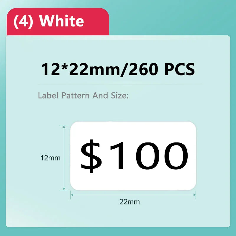Niimbot Thermal Label Sticker Papers – Waterproof & Anti-Oil
