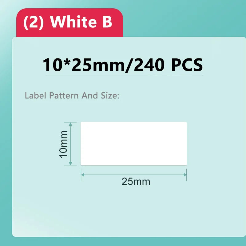 Niimbot Thermal Label Sticker Papers – Waterproof & Anti-Oil