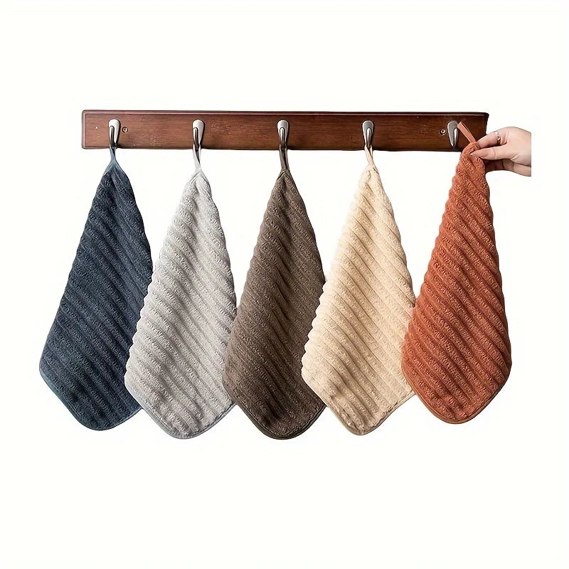 Luxury Soft Hand Towel Set – Quick Dry, 5-Piece