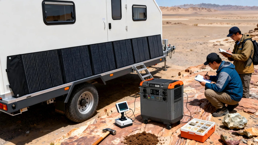 Portable Power Station 3000W LiFePO4 Solar Generator with Fast Charging & Pure Sine Wave Inverter