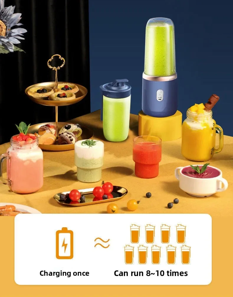Portable USB Blender – 6-Blade Personal Juicer Cup