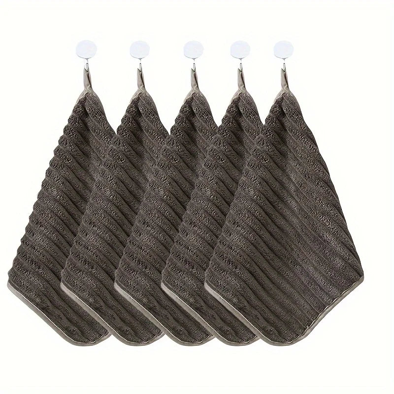 Luxury Soft Hand Towel Set – Quick Dry, 5-Piece