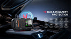 Car battery booster safety features diagram