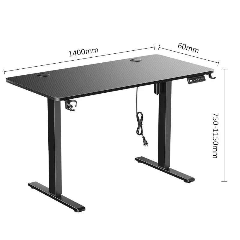 Electric Height Adjustable Standing Desk – Ergonomic Sit Stand Home Office Computer Desk