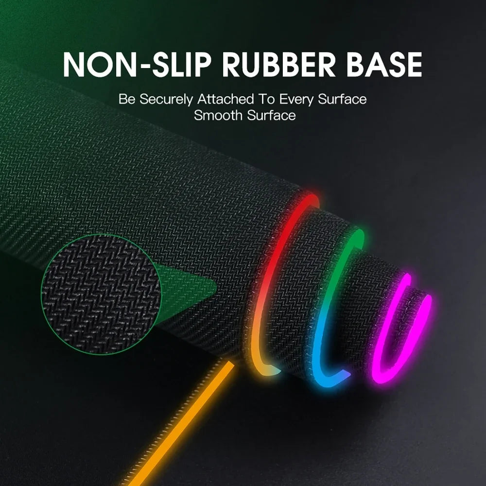 3-in-1 Wireless Charging Mouse Pad XL – RGB, 15W, 80x30cm