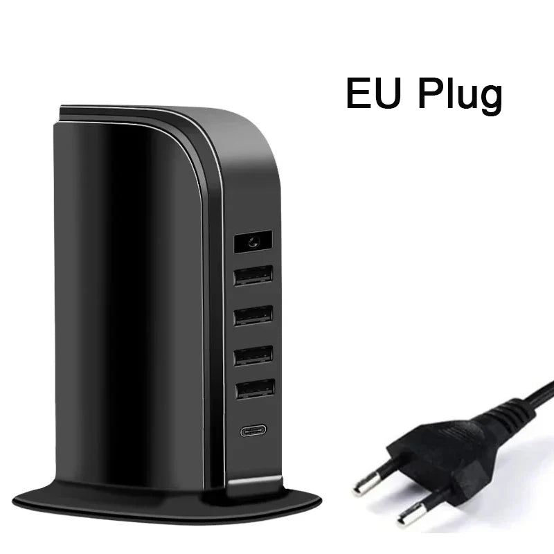 Smart WiFi Power Strip with USB-C & HD Security Camera